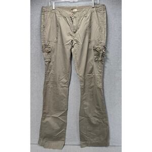 BKE Sandy Y2K Cargo Khaki Pants Size 33